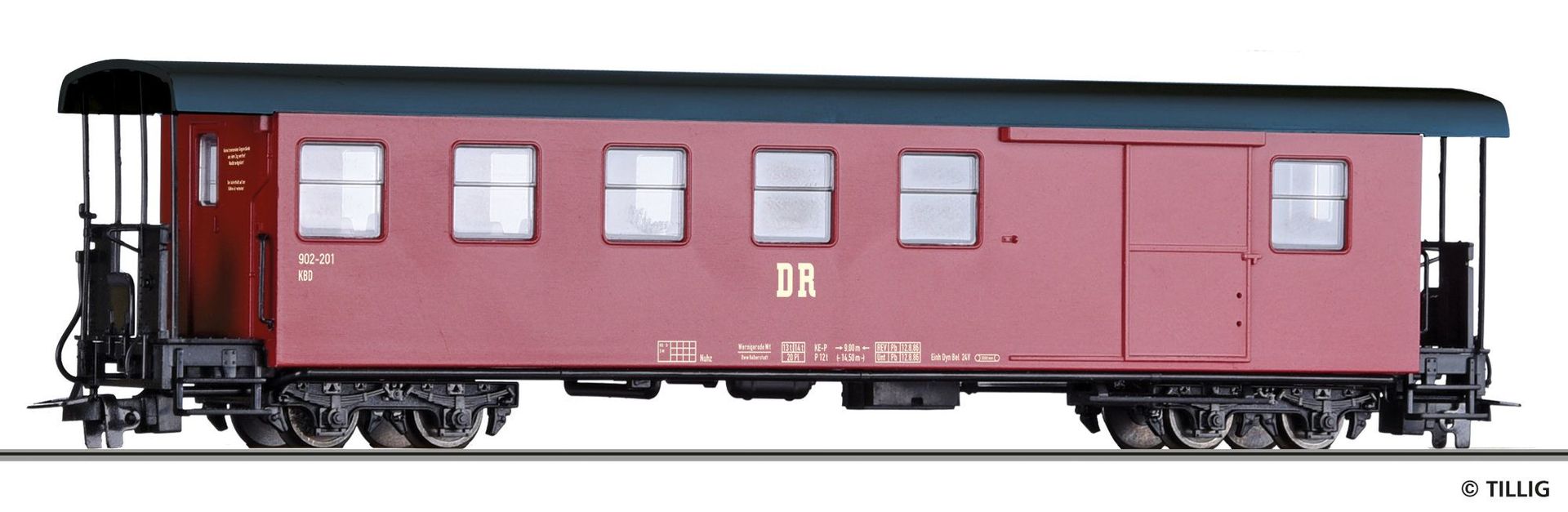 Tillig 13946 - Packwagen DR Ep.IV KBD4i H0m