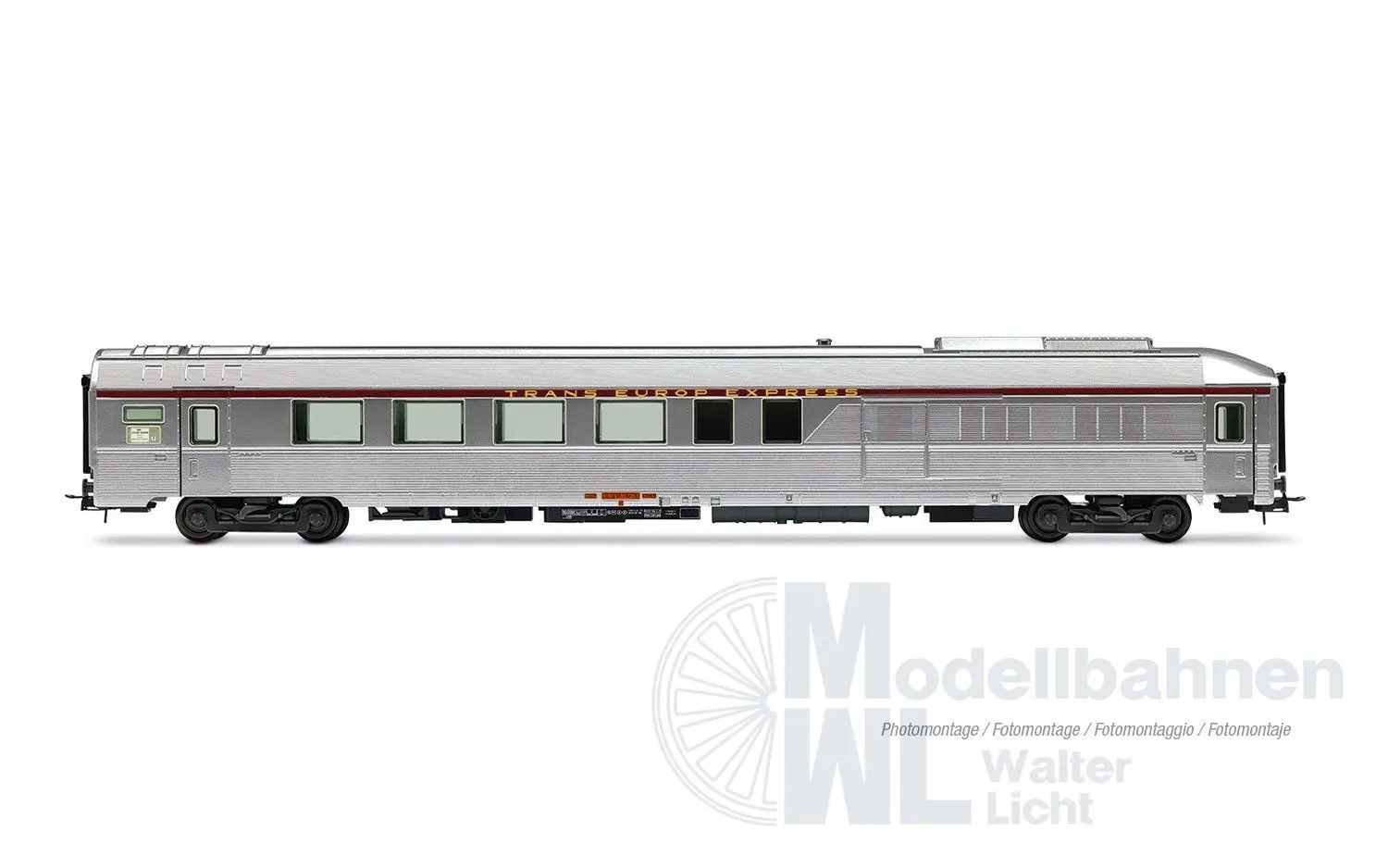 Jouef 4206HM - Personenwagen Set SNCF Ep.IV TEE Mistral 69 3.tlg. Jules Verne H0/GL Digi