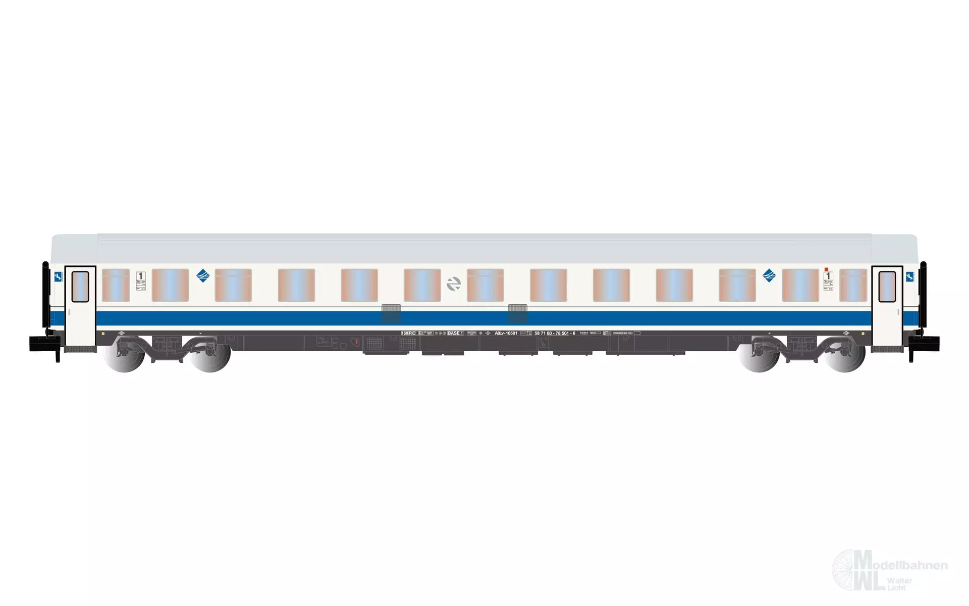 Arnold 4459 - Personenwagen RENFE 1.Kl. Ep.5 Largo Recorrido N 1:160