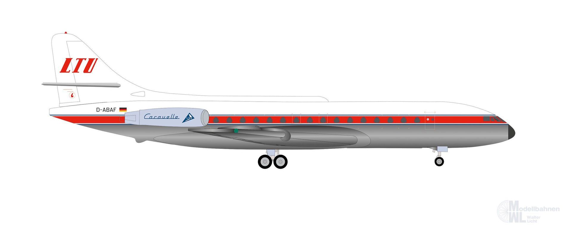 Herpa 538527 - Sud Aviation Caravelle LTU 1:500