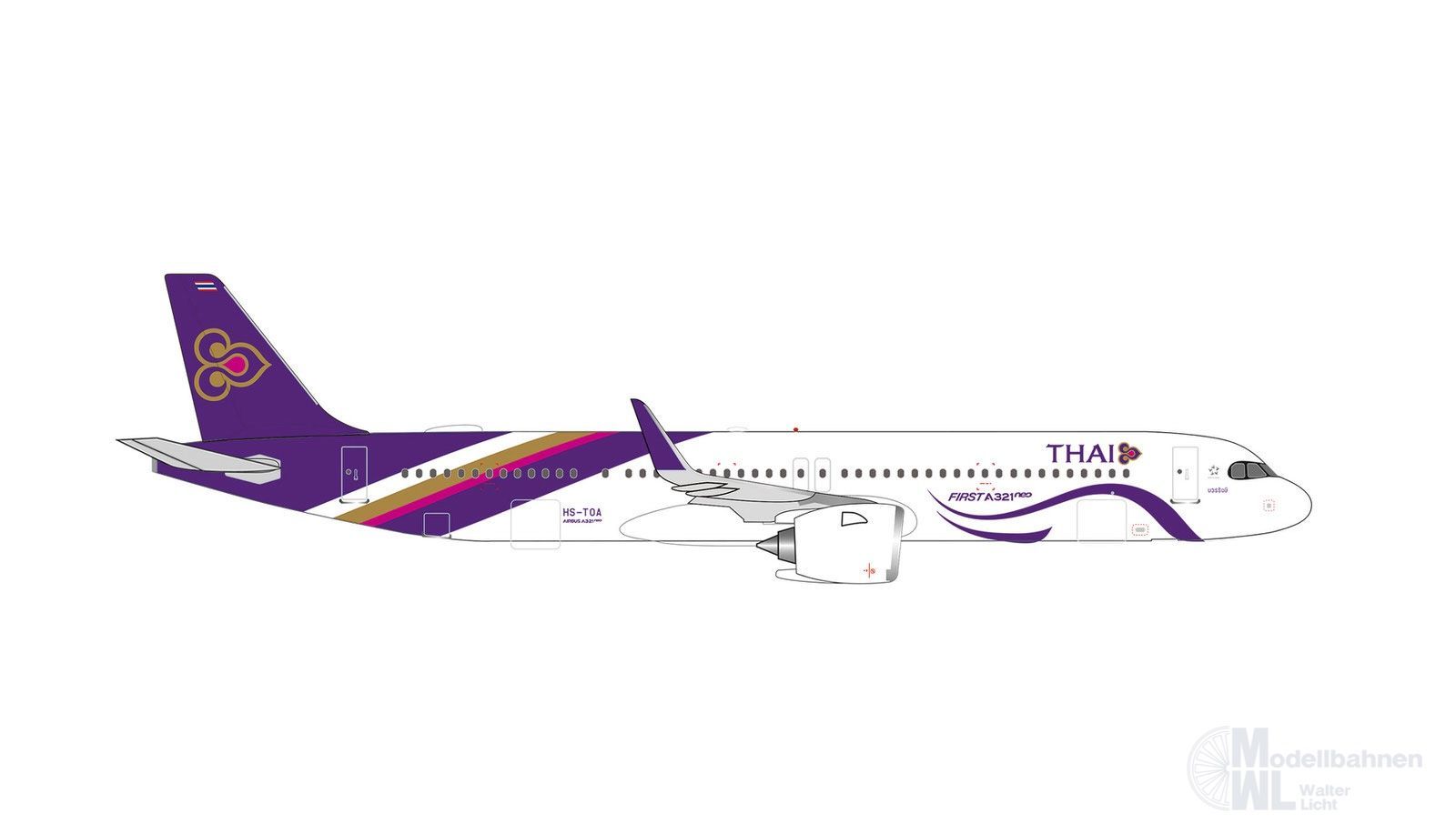 Herpa 539708 - Airbus A321neo Thai Airways 1:500