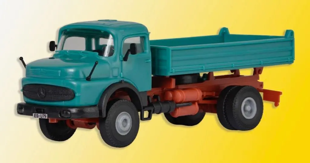 Kibri 14030 - Mercedes-Benz Rundhauber LAK 1620 mit Kipp-Pritsche H0 1:87