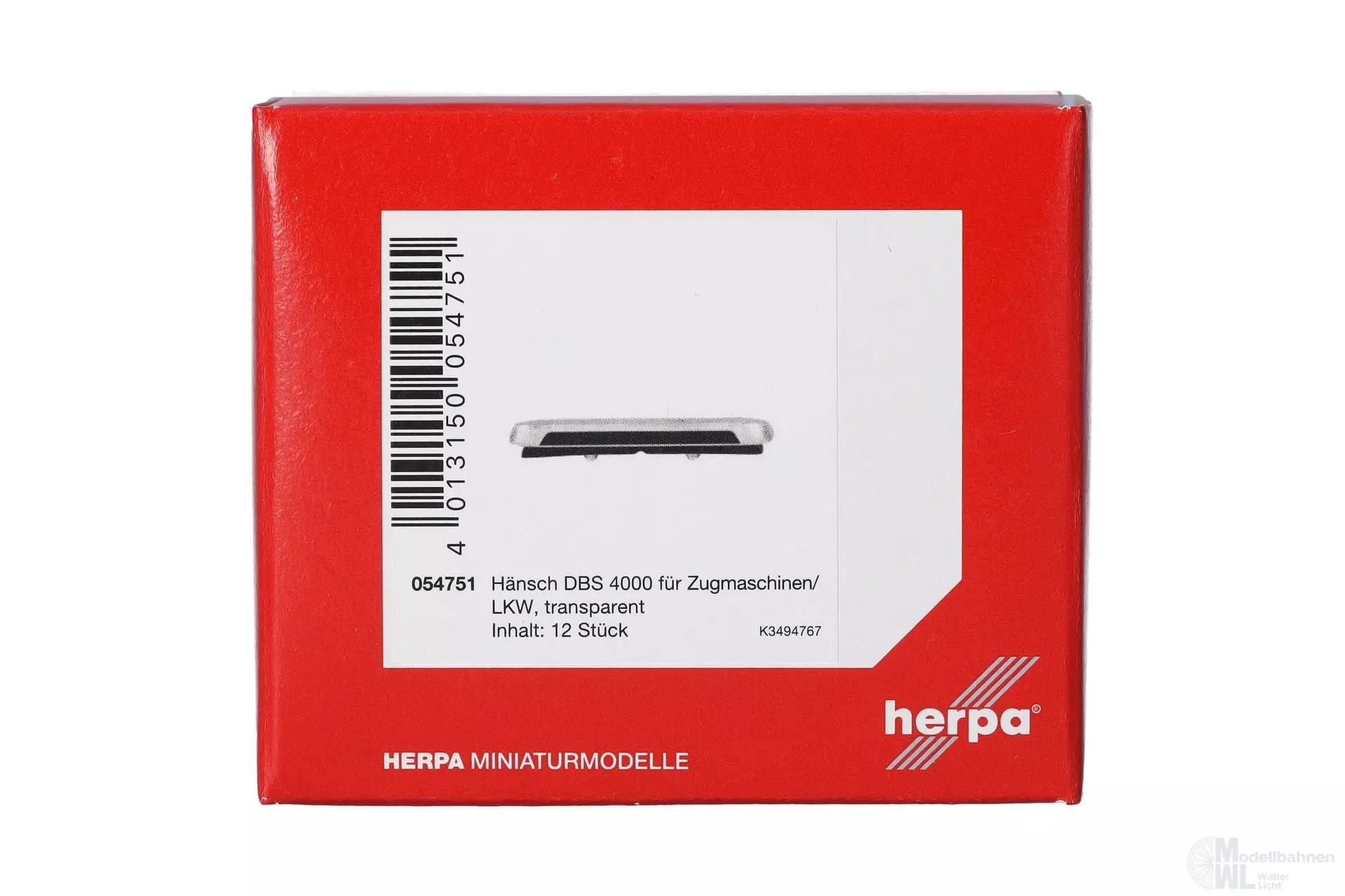 Herpa 054751 - ZB Hänsch DBS 4000 Zugm/LKW H0 1:87