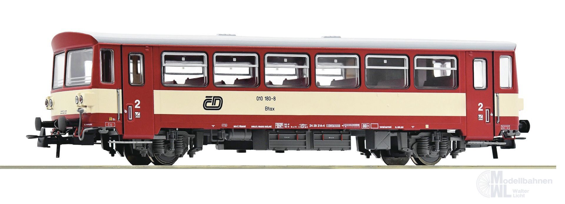 Roco 74242 - Beiwagen zum Motorwagen Rh 810 CD Ep.V H0/GL