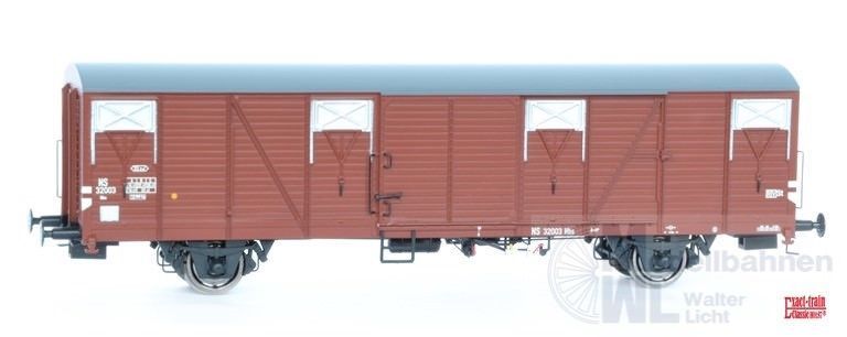 Exact Train 20187 - Güterwagen gedeckt NS Ep.III HBS mit Phillips Plakat H0/GL Exact Train 20187 - Güterwagen gedeckt NS Ep.III HBS mit Phillips Plakat H0/GL
