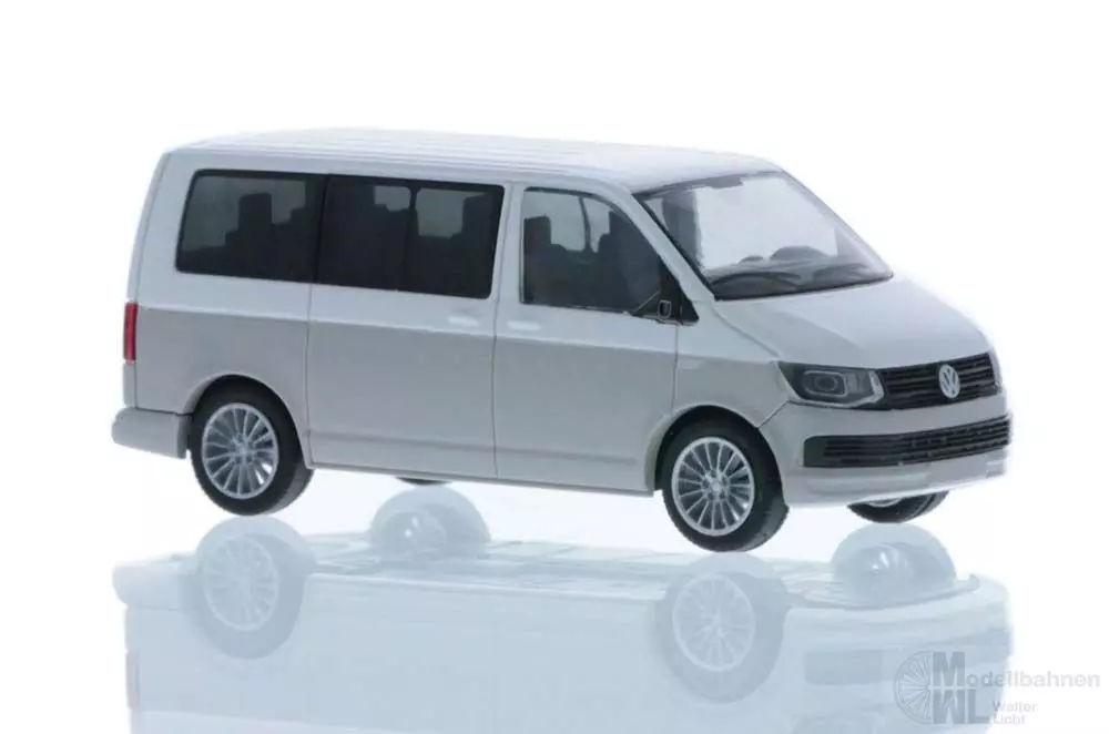 Rietze 11665 - Volkswagen T6 Bus KR candyweiß/ascotgrau H0 1:87