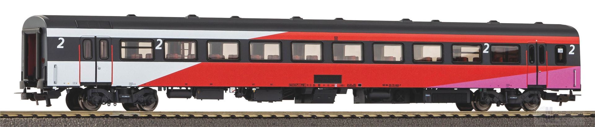Piko 97637 - Personenwagen ICR Fyra Ep.V 2.Kl. H0/GL