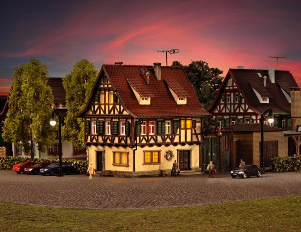 Vollmer 47731 - Gasthof Zur Glocke mit Inne N 1:160