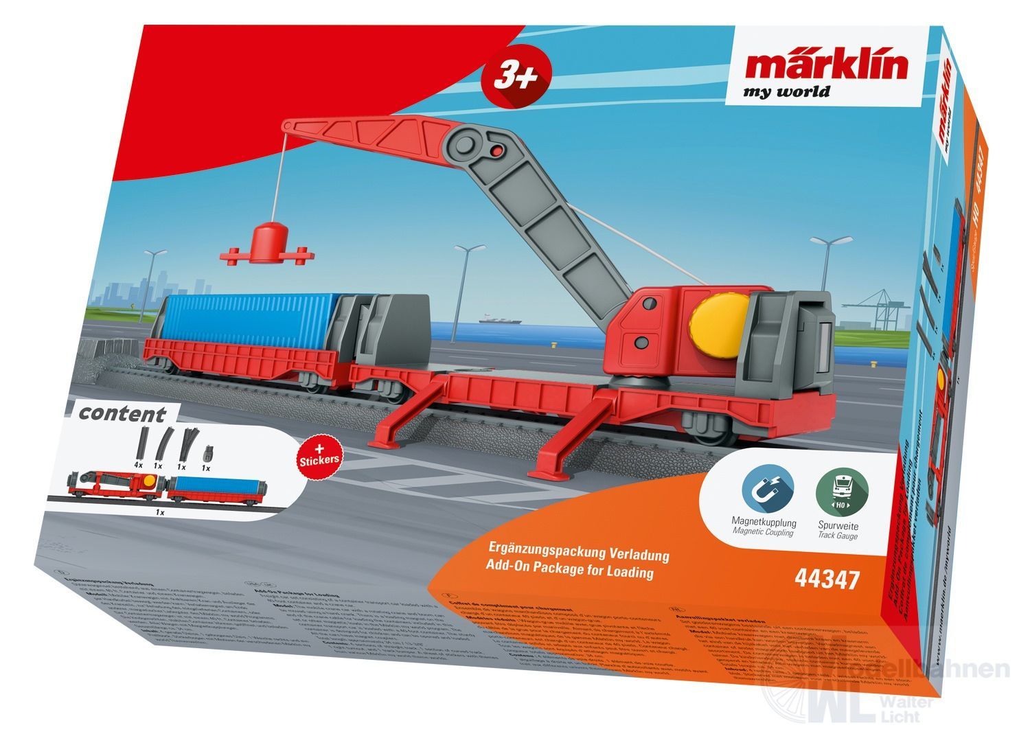 Märklin 44347 - MyWorld Ergänzungspackung Verladung H0/WS Märklin 44347 - MyWorld Ergänzungspackung Verladung H0/WS