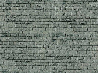 Vollmer 47369 - Mauerplatte Porphy aus Karton N 1:160