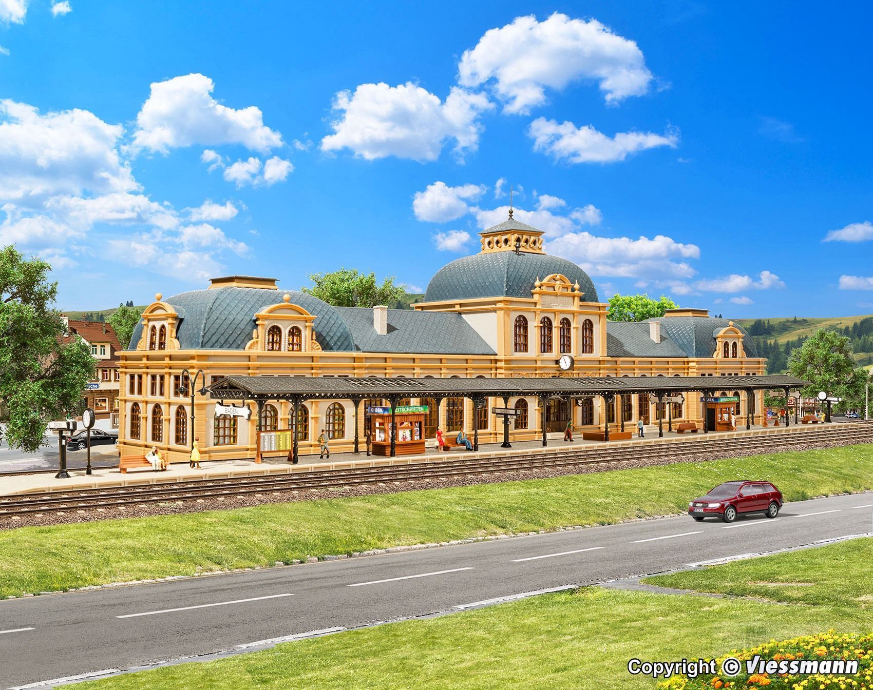 Vollmer 47501 - Bahnsteig Baden N 1:160