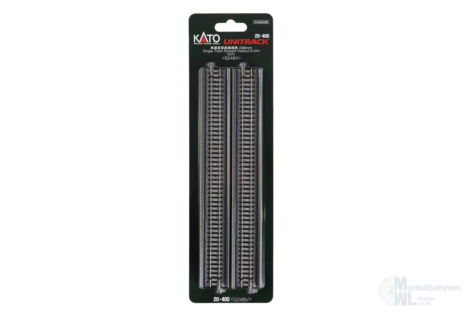 Kato 20-400 - Viadukt gerade 248mm 2 Stück N 1:160 Kato 20-400 - Viadukt gerade 248mm 2 Stück N 1:160