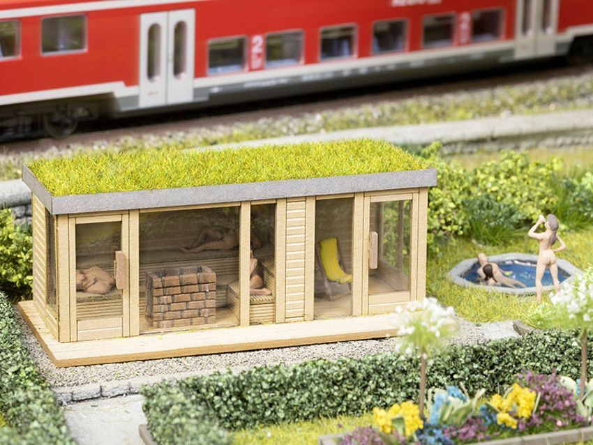 Noch 14397 - Sauna mit Ausblick (ohne Figuren) H0 1:87