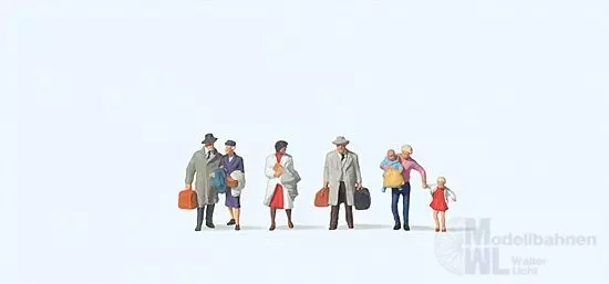 Preiser 79191 - Gehende Reisende N 1:160