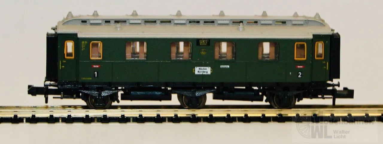 Trix 13165 - MINITRIX - Personenwagen DRG Ep.II AB3w N 1:160