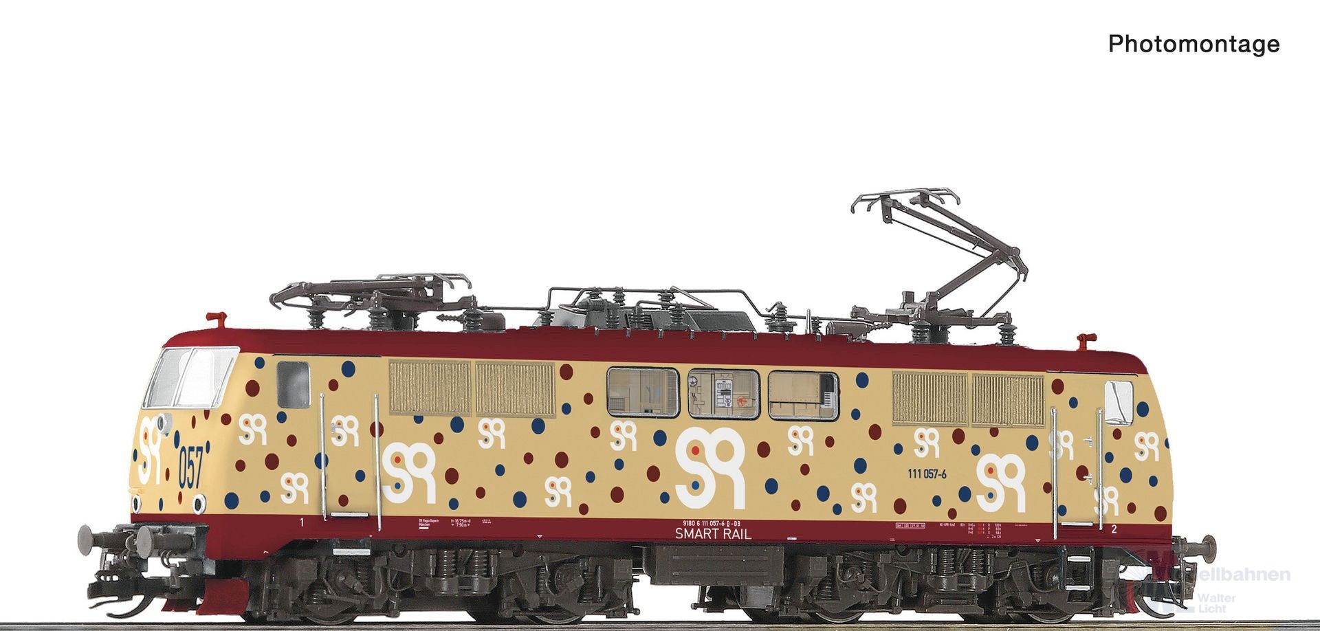 Roco 7580035 - E-Lok 111 057 Smartrail Ep.VI TT 1:120