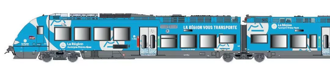LS Models 10589S - Triebzug AGC SNCF Ep.VI AURA 3.tlg. H0/WS Sound