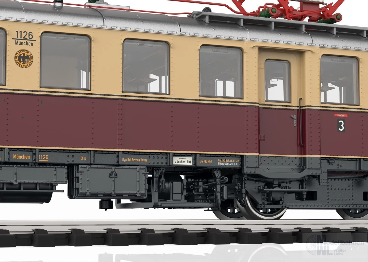 Märklin 39852 - MHI Triebwagen elT 1126 DRG Ep.II 2.tlg. H0/WS Sound