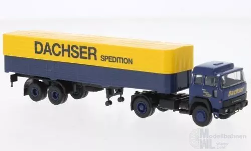 Brekina 83254 - Magirus 310 D 16 PP-Sattelzug 1974 Dachser Spedition H0 1:87