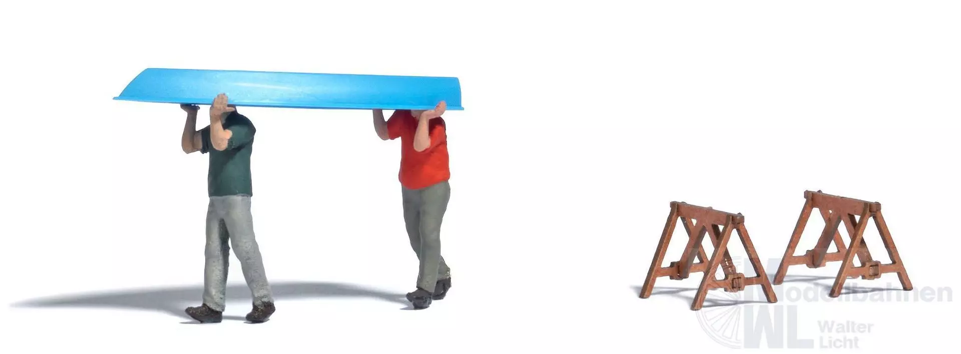 Busch 79817 - A-Set:Boot tragen H0 1:87