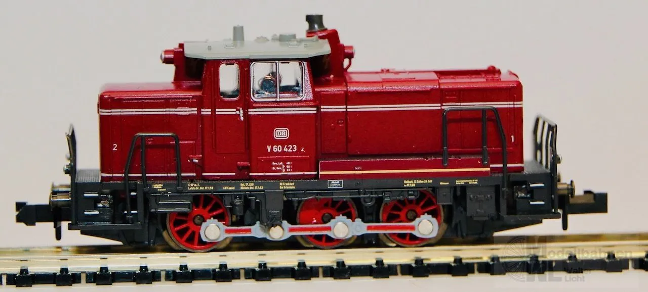 Trix 12624 - MINITRIX - Diesellok V60 423 DB Ep.III N 1:160