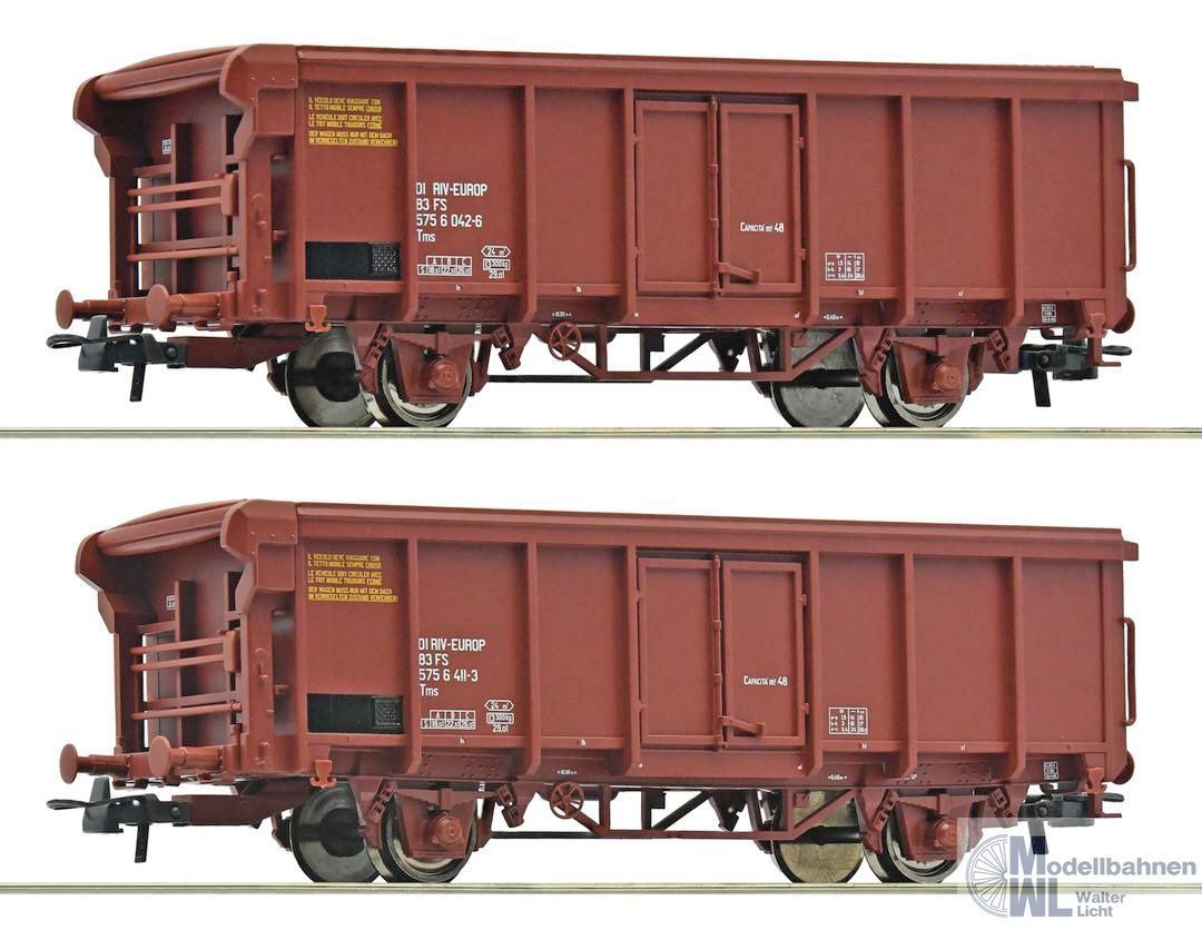 Roco 6600082 - Rolldachwagen Set FS Ep.IV 2.tlg. H0/GL Roco 6600082 - Rolldachwagen Set FS Ep.IV 2.tlg. H0/GL