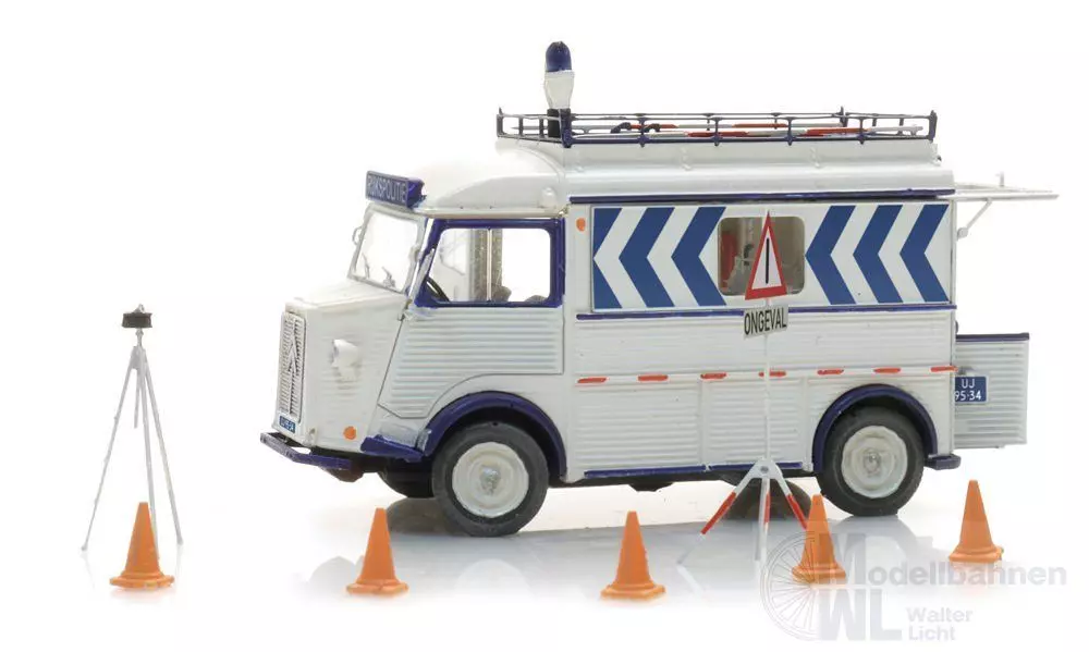 ARTITEC b.v. 387.689 - Citroën HY Unfallhilfswagen Polizei Fertigmodell H0 1:87