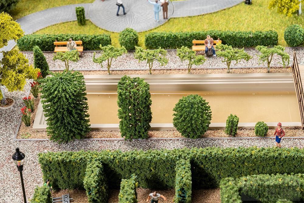 Faller 181590 - 10 Vorgartenbäume, Buchs- und H0 1:87
