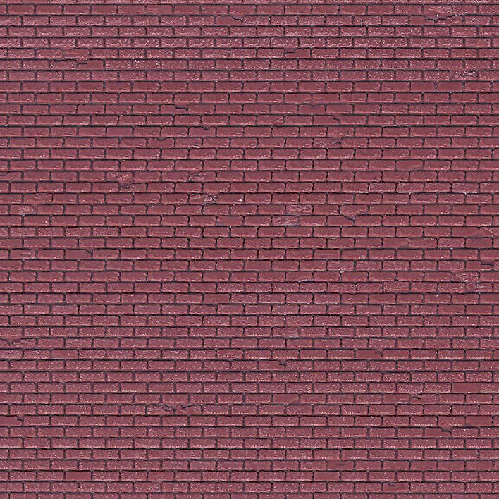 Vollmer 46028 - Mauerplatte Ziegel aus Kun H0 1:87