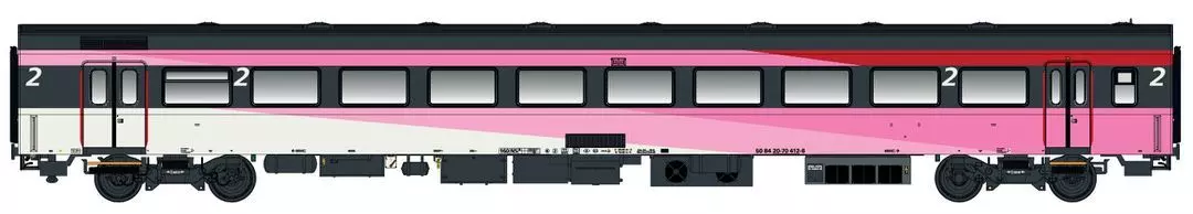 LS Models 44057-3 - Personenwagen ICRm 2.Kl. B NS/FYRA Ep.VI Wg.27 Endwagen H0/GL