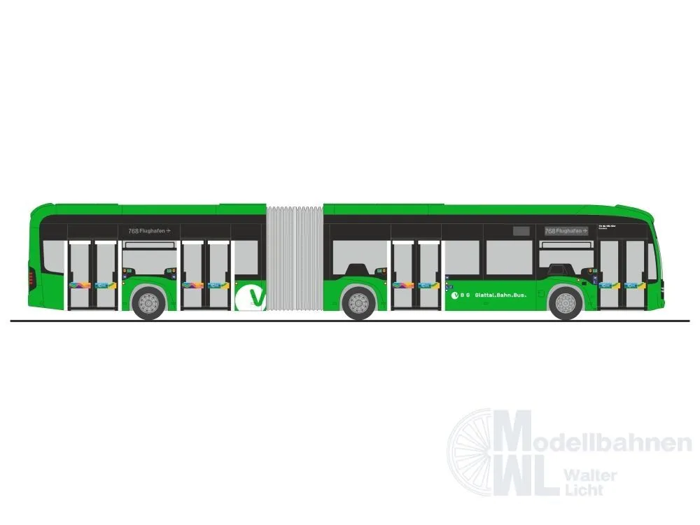 Rietze 77647 - Mercedes-Benz eCitaro G VBG Glattal (CH) H0 1:87