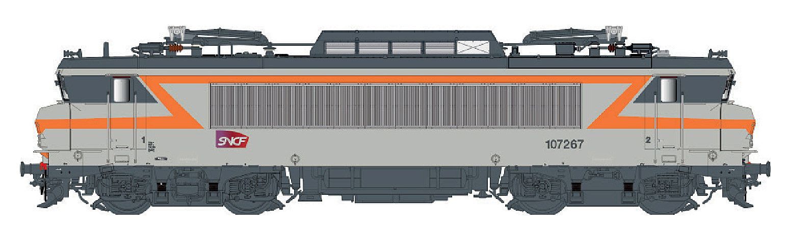 LS Models 11706 - E-Lok BB 107267 SNCF Ep.VI beton H0/WS