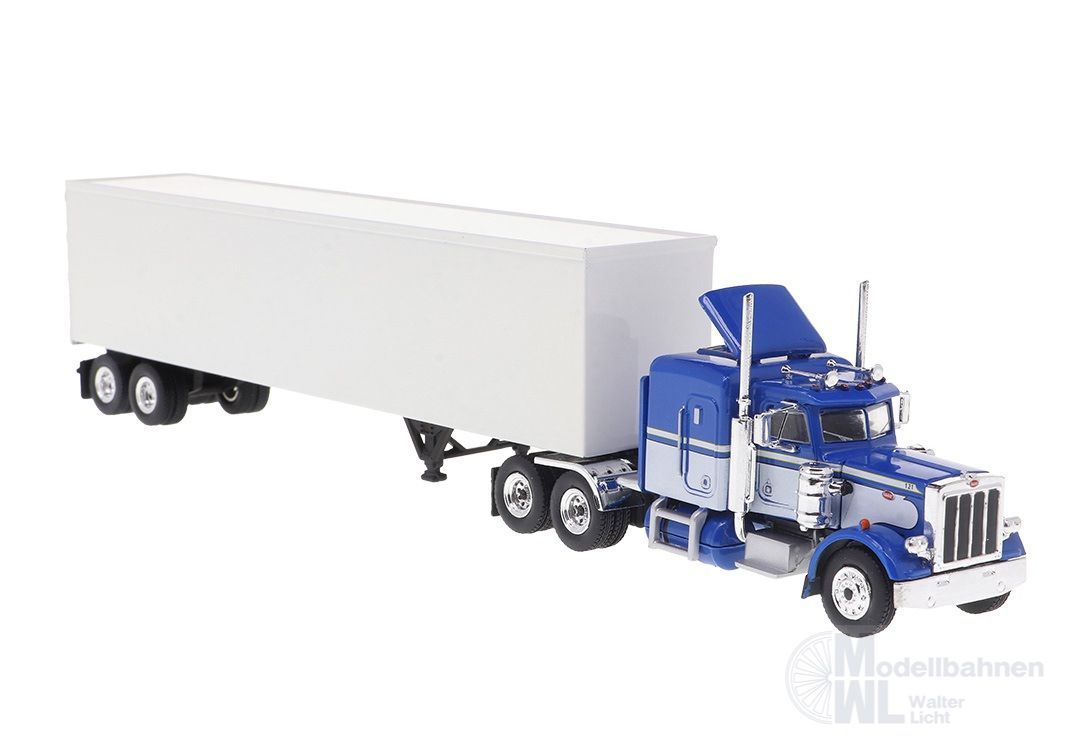 Brekina 85716 - Peterbilt 359 Sattelzugmaschine blau/weiß H0 1:87