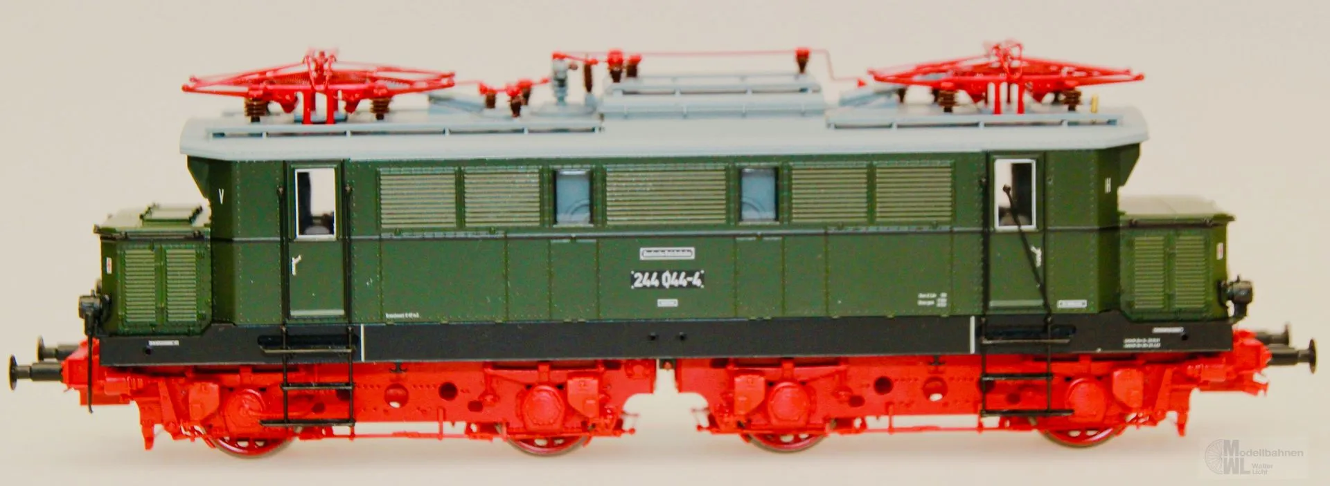 Brawa 43460 - BRAWA - E-Lok BR 244 044-4 DR Ep.IV grün H0/GL Sound