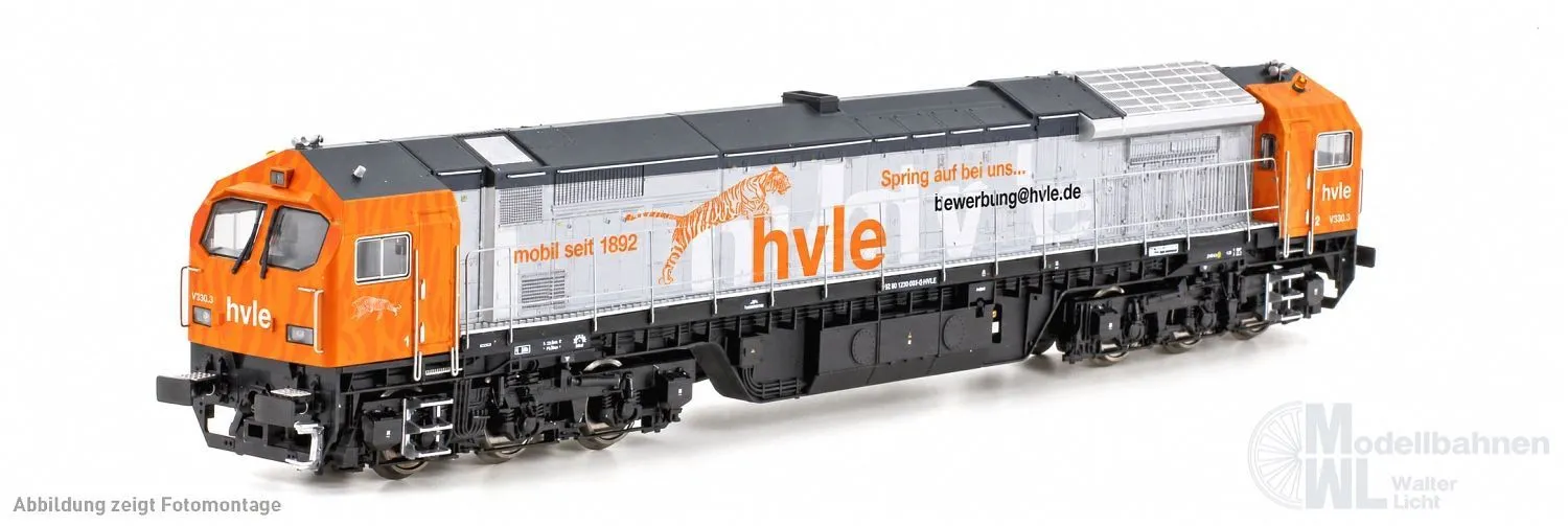 Mehano 55534 - Diesellok DE-AC33C V330.3 HVLE Ep.VI Blue Tiger TT 1:120