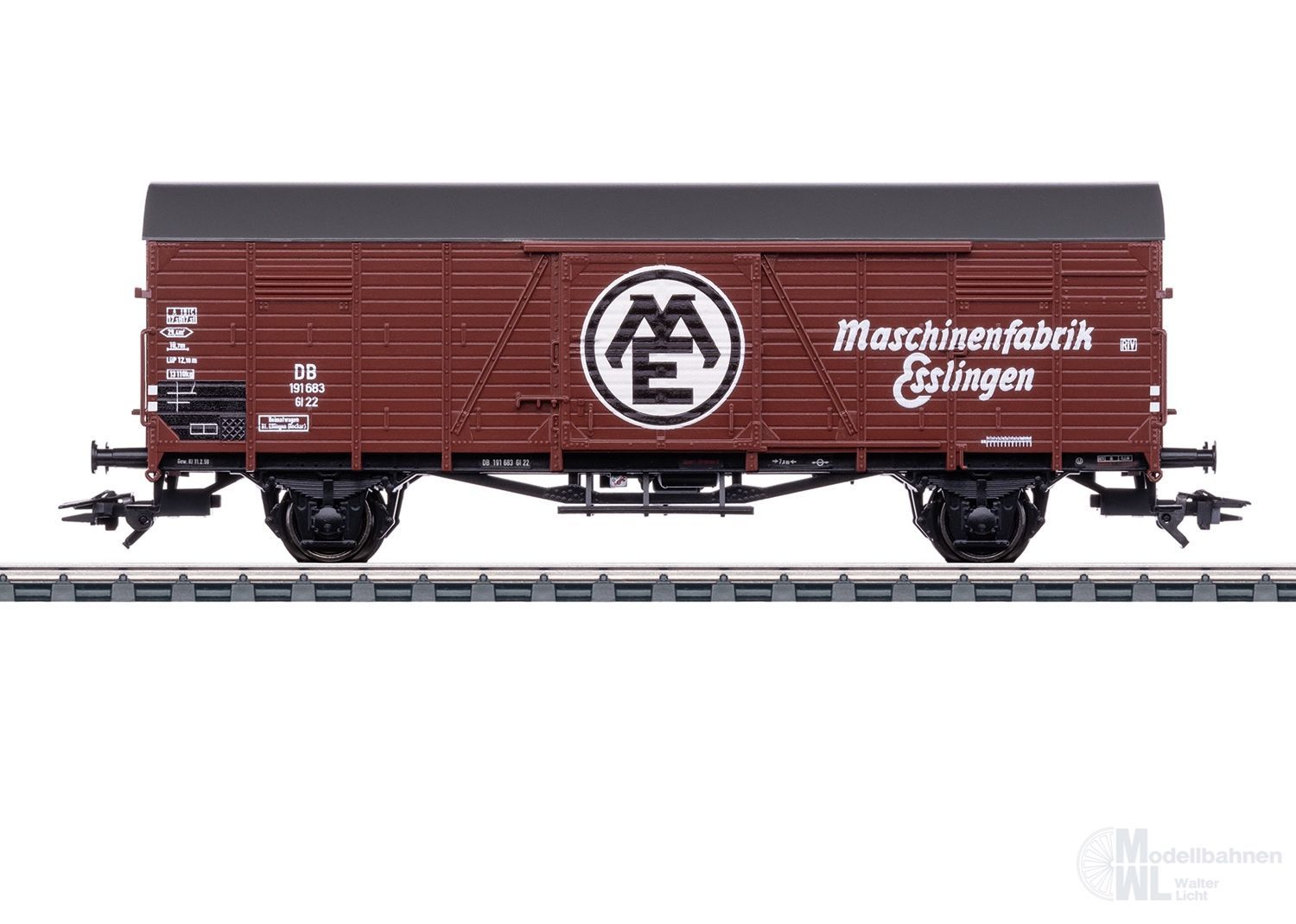 Märklin 46591 - MHI Güterwagen ged. DB Ep.III Maschinenfabrik Esslingen H0/WS