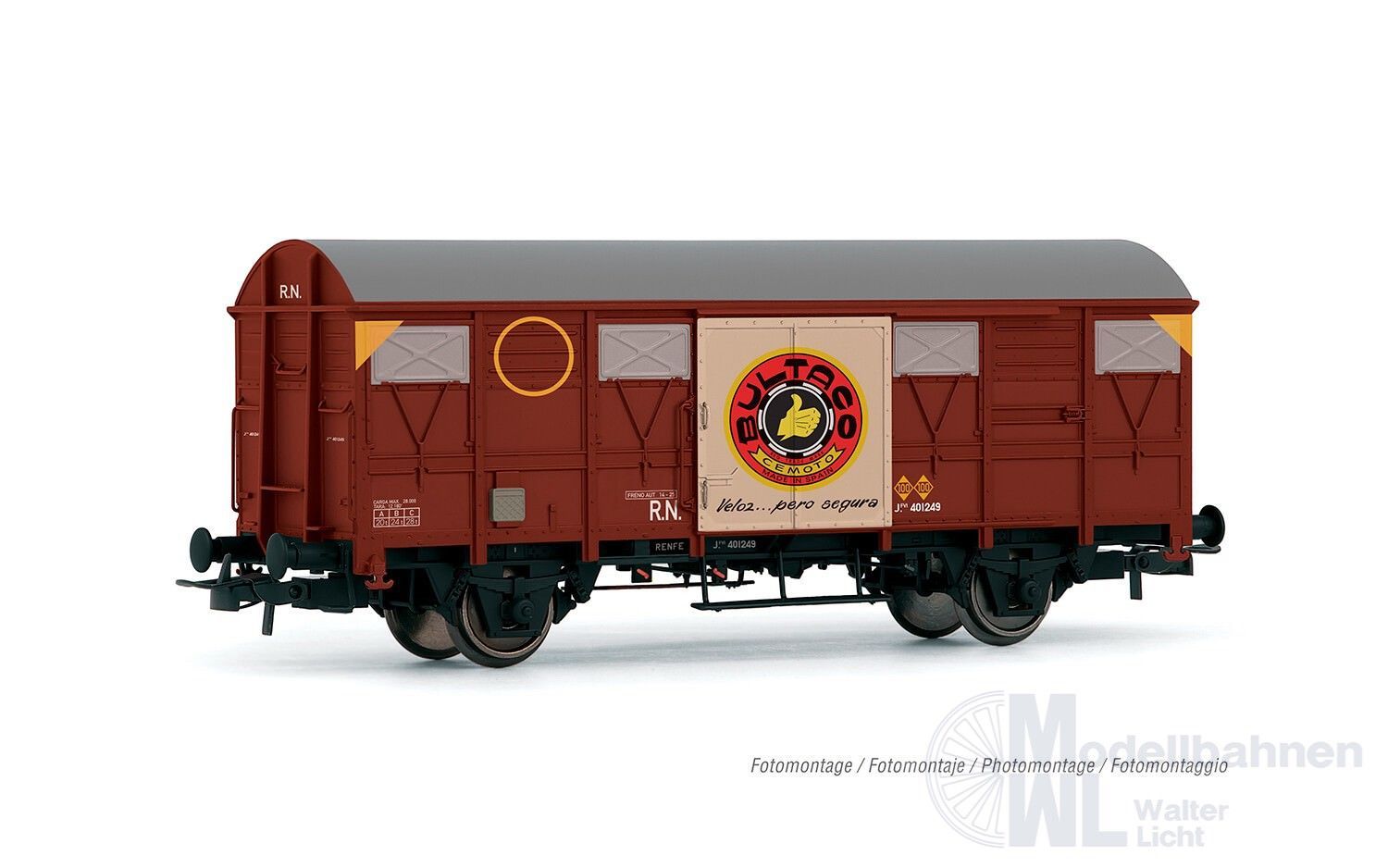 Electrotren 6071 - Güterwagen ged. RENFE Ep,IV Bultaco H0/GL Electrotren 6071 - Güterwagen ged. RENFE Ep,IV Bultaco H0/GL