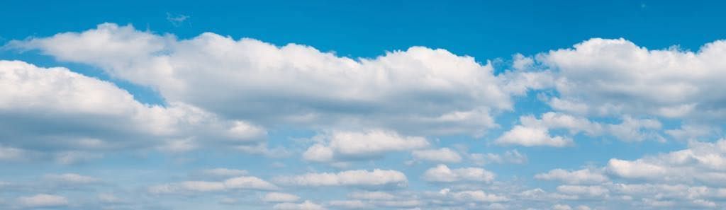 Vollmer 46105 - Hintergrundkulisse Wolken vierteilig L 266 x B 80 cm