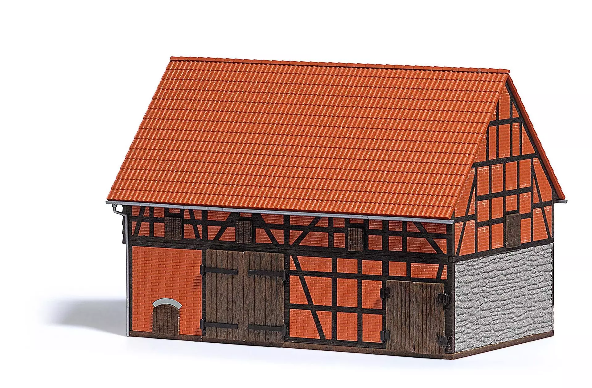 Busch 1506 - Scheune mit kleinem Stall H0 1:87