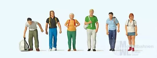 Preiser 10725 - Bahnreisende mit Rucksack H0 1:87