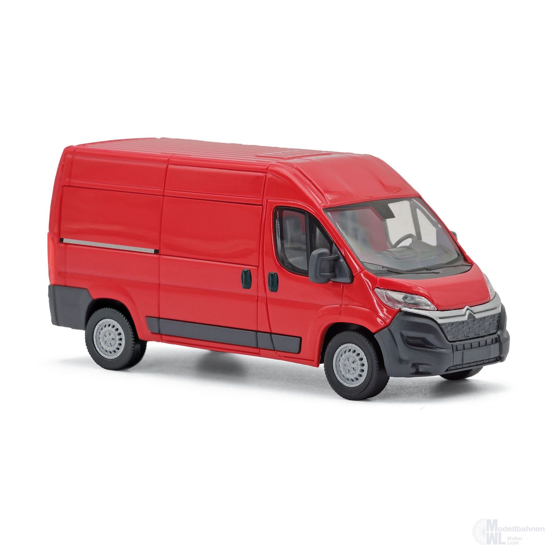 Busch 54604 - Citroën Jumper rot Baujahr 2014 H0 1:87