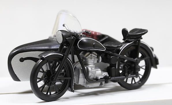Kres 10425 - Motorrad AWO 425T mit Seitenwagen Standmodell H0 1:87 Kres 10425 - Motorrad AWO 425T mit Seitenwagen Standmodell H0 1:87