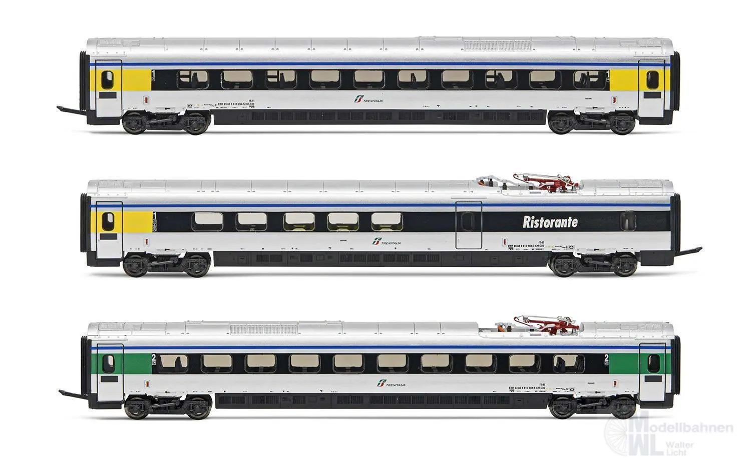 Arnold 3504 - Ergänzungset ETR 610 FS Cisalpino Ep.VI 3.tlg. N 1:160