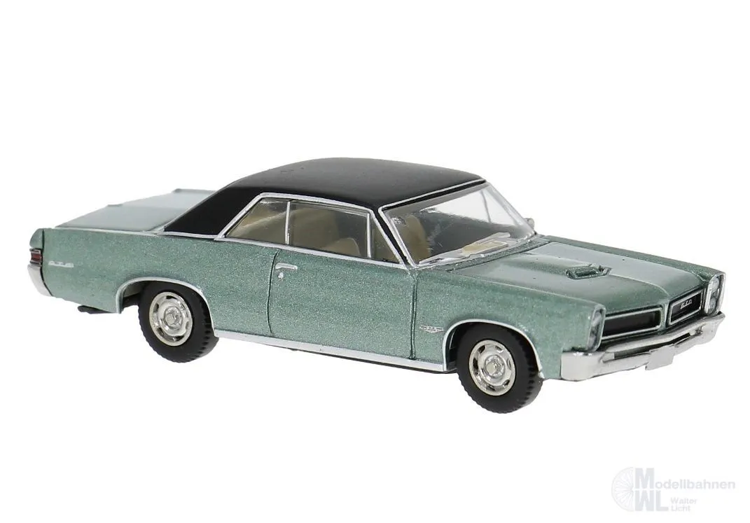 Brekina 18106 - Pontiac GTO grün metallic mit Vinyldach H0 1:87