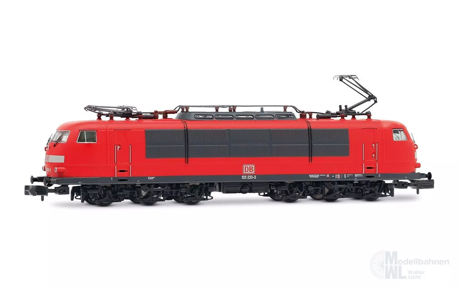 Arnold 2581S - E-Lok BR 103 233-3 DB Ep.V langer Lokkosten verkehrsrot N 1:160 Sound