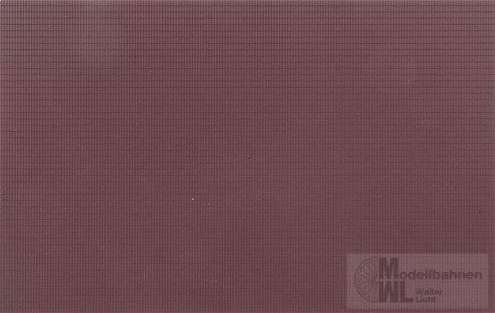 Faller 180745 - Bastelplatte Dachziegel rotbraun H0 1:87