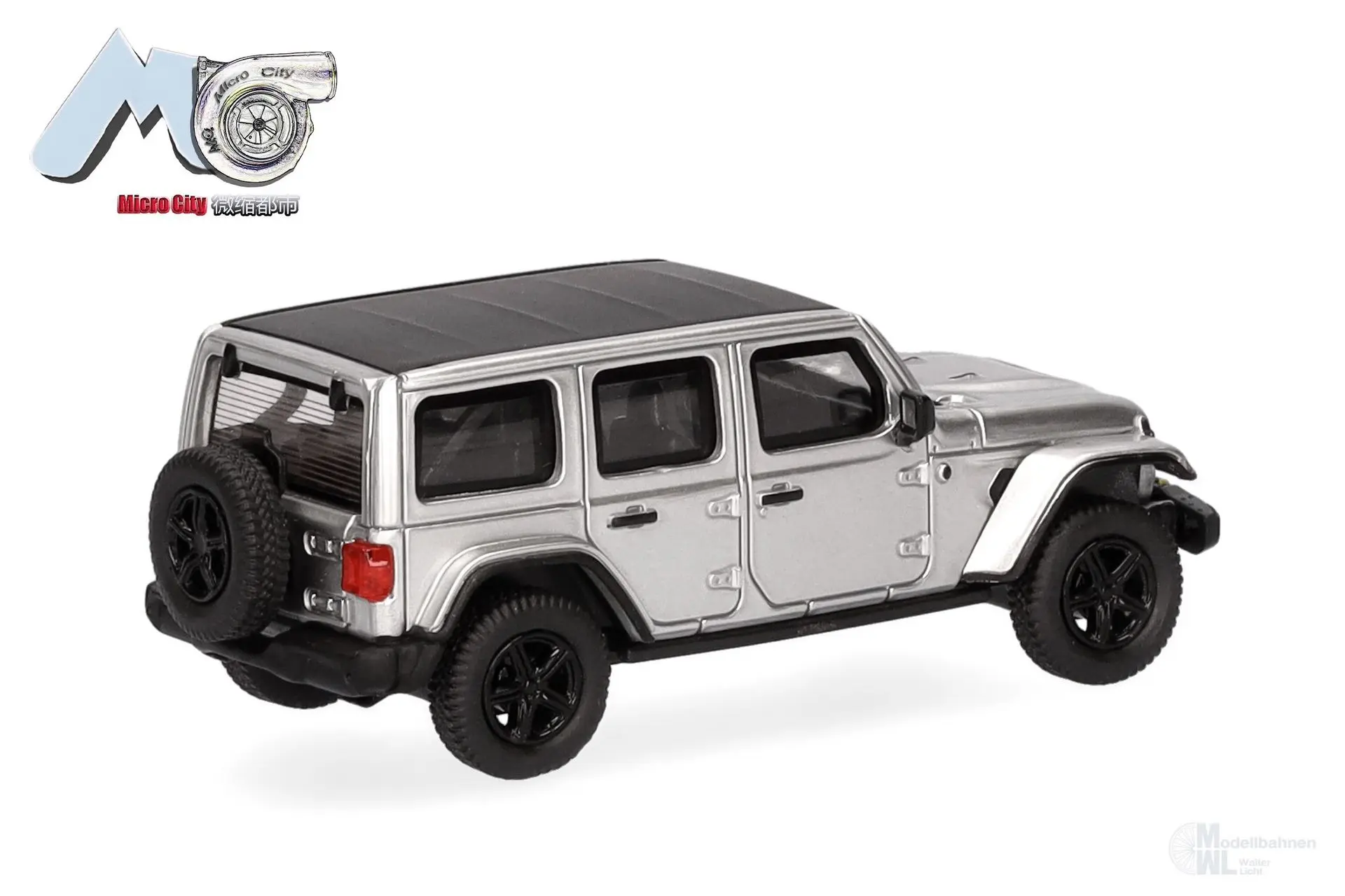 Herpa 87MC000027 - Jeep Wrangler silber (ab 2017 H0 1:87