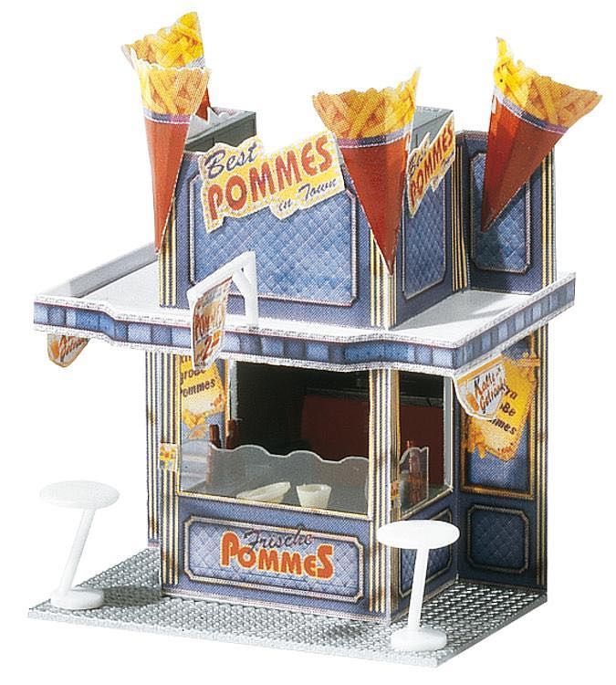 Faller 140444 - Kirmesbude Pommes Xxl H0 1:87 Faller 140444 - Kirmesbude Pommes Xxl H0 1:87