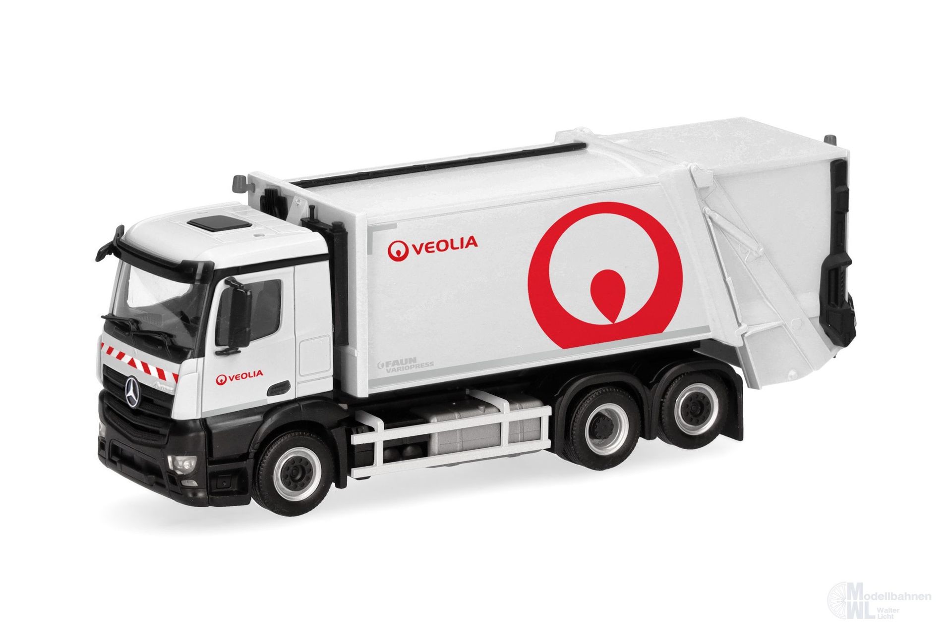 Herpa 319102 - Mercedes-Benz Actros M Pressmüllfahrzeug VEOLIA H0 1:87