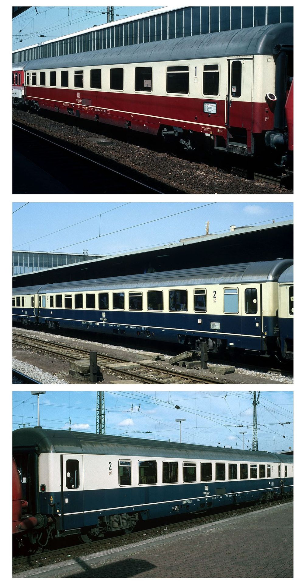 LS Models 46253 - Personenwagen Set IC Tiziano Avmz / 2x Bpmz  Ep.IVc 2.tlg. H0/GL